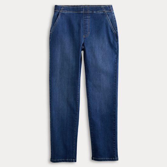 Women's Croft & Barrow® Classic Pull On Jeans