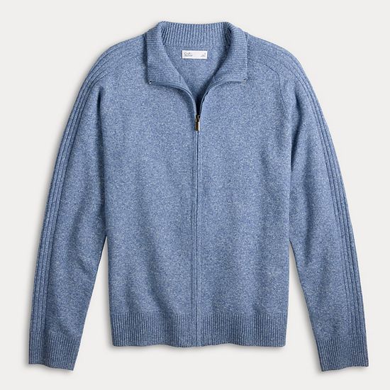 Women's Croft & Barrow® Mockneck Full-Zip Sweater