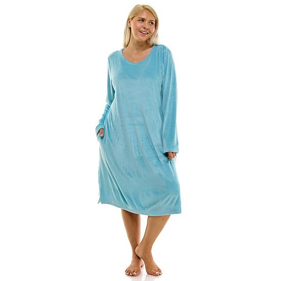 Plus Size Croft & Barrow® Velour Sleepshirt