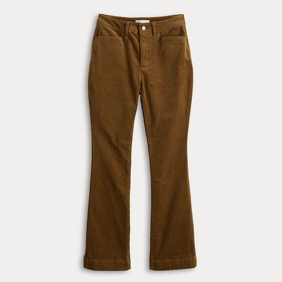 Women's Croft & Barrow® Bootcut Corduroy Pants