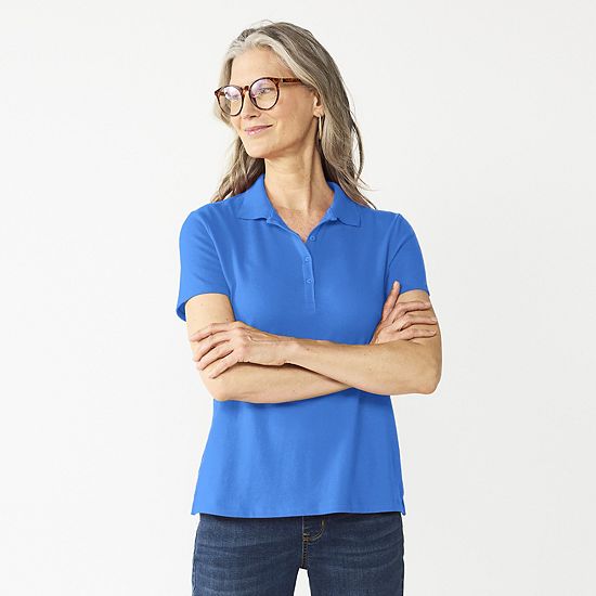  Women's Croft & Barrow® Essential Polo