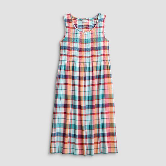  Women's Croft & Barrow® Smocked Midi Dress