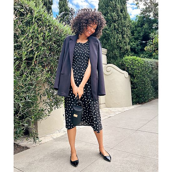  Women's Croft & Barrow® Smocked Midi Dress