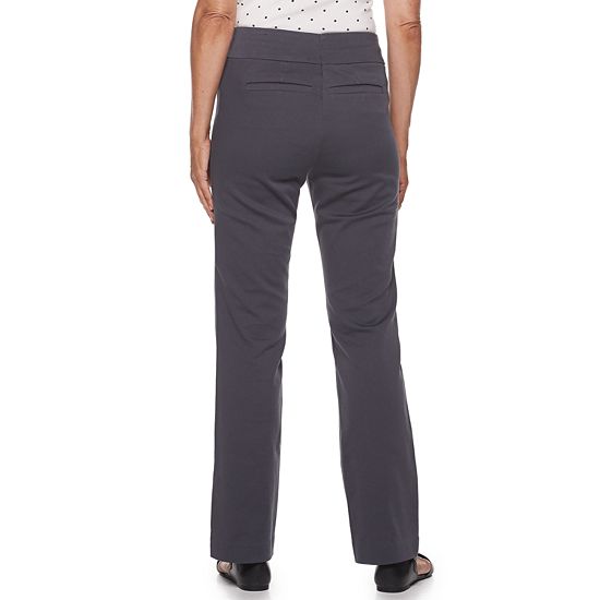  Women's Croft & Barrow® Effortless Stretch Pull-On Bootcut Pants
