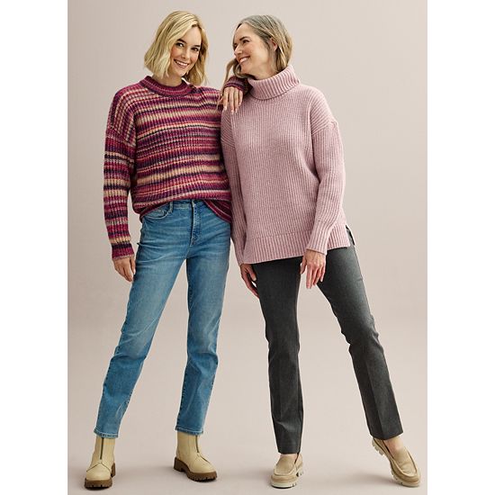  Women's Croft & Barrow® Effortless Stretch Pull-On Bootcut Pants