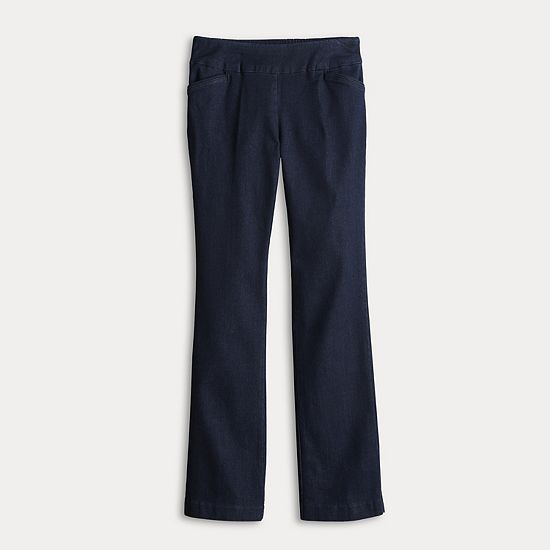  Women's Croft & Barrow® Effortless Stretch Pull-On Bootcut Pants