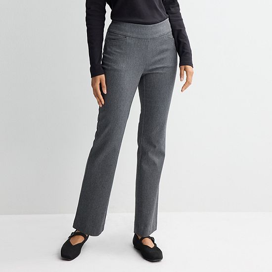  Women's Croft & Barrow® Effortless Stretch Pull-On Bootcut Pants