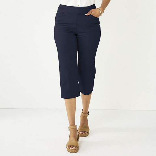  Women's Croft & Barrow® Effortless Stretch Capri Pants