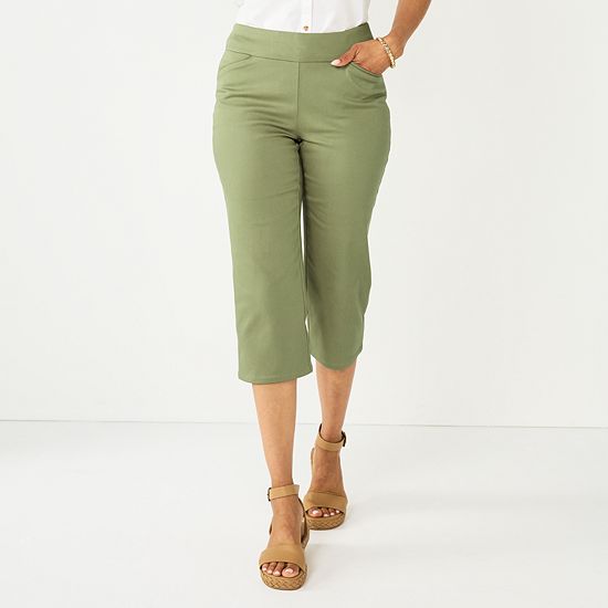  Women's Croft & Barrow® Effortless Stretch Capri Pants