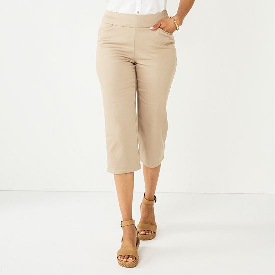  Women's Croft & Barrow® Effortless Stretch Capri Pants