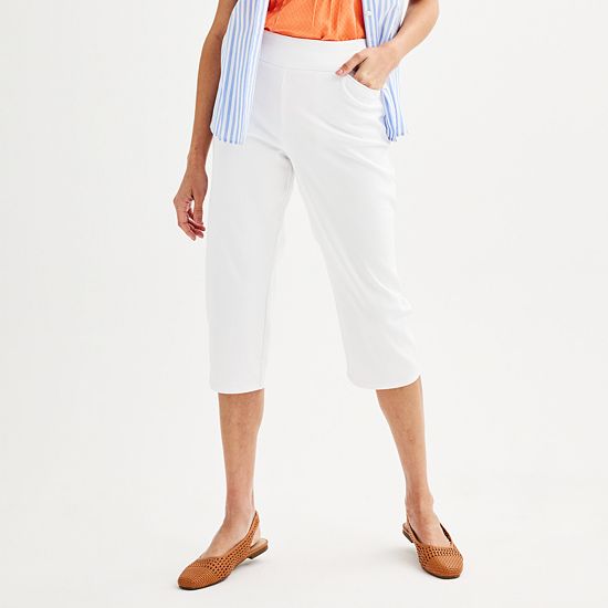 Women's Croft & Barrow® Effortless Stretch Capri Pants