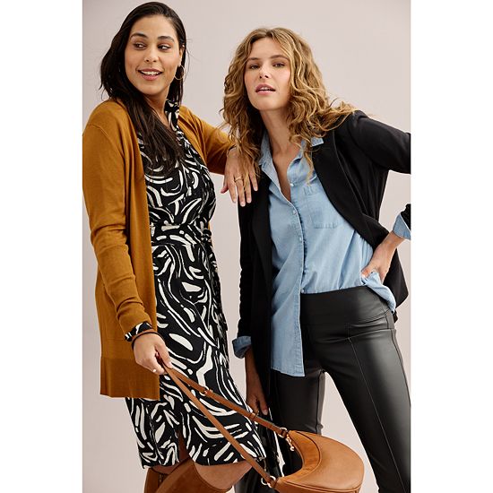  Women's Croft & Barrow® Essential One Pocket Button Down Shirt