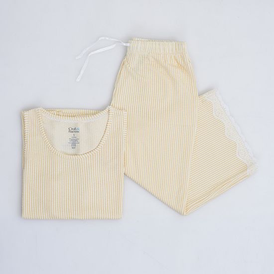  Plus Size Croft & Barrow® 2-Piece Sleeveless Pajama Top & Capri Pants Sleep Set