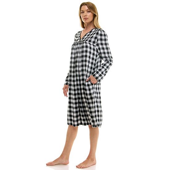  Women's Croft & Barrow® Long Sleeve Sleep Gown