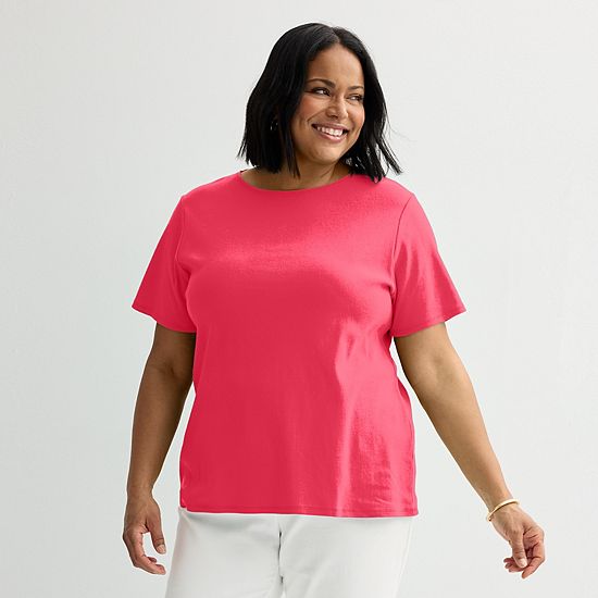  Plus Size Croft & Barrow® Open Front Cardigan
