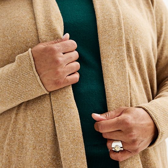  Plus Size Croft & Barrow® The Extra Soft Closureless Cardigan