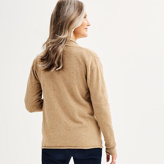  Women's Croft & Barrow® The Extra Soft Closureless Cardigan