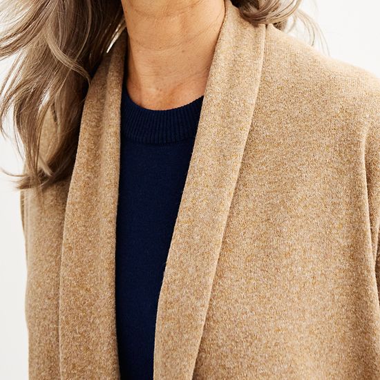  Women's Croft & Barrow® The Extra Soft Closureless Cardigan