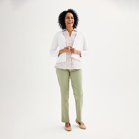  Women's Croft & Barrow® Tailored Button-Down Shirt