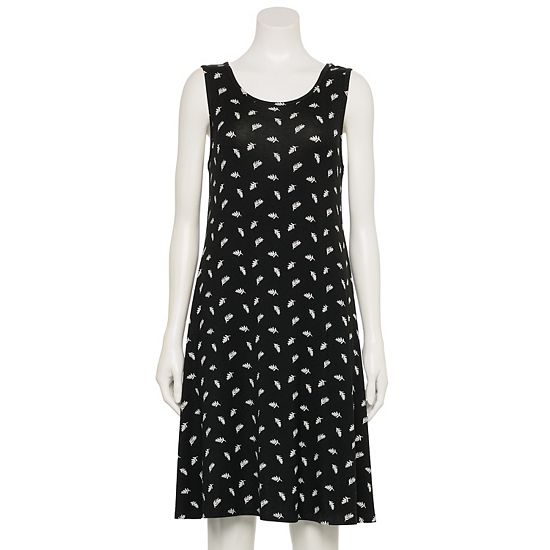  Women's Croft & Barrow® Sleeveless Tank Swing Dress