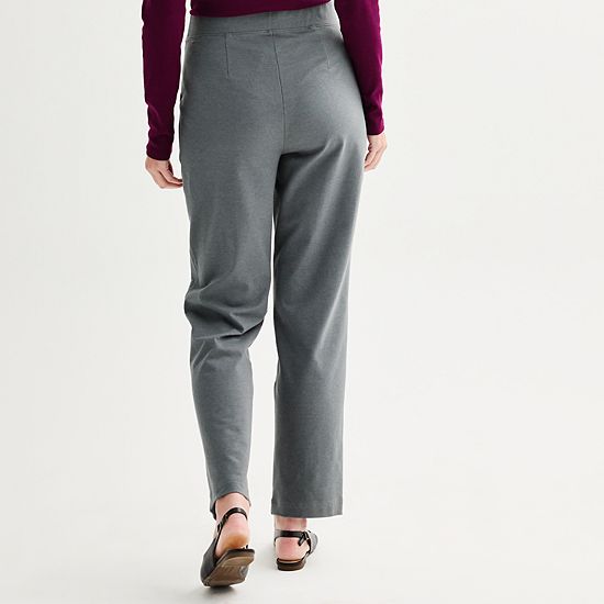  Women's Croft & Barrow® Knit Essential Straight Leg Pants