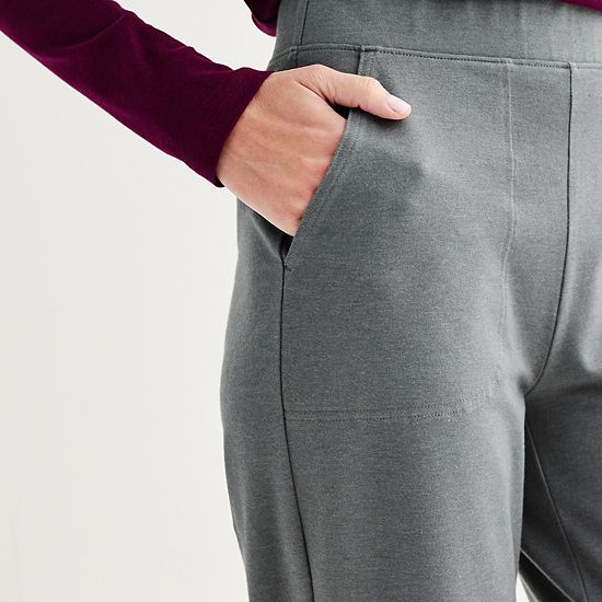  Women's Croft & Barrow® Knit Essential Straight Leg Pants