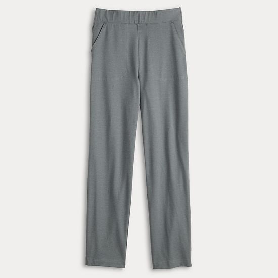  Women's Croft & Barrow® Knit Essential Straight Leg Pants