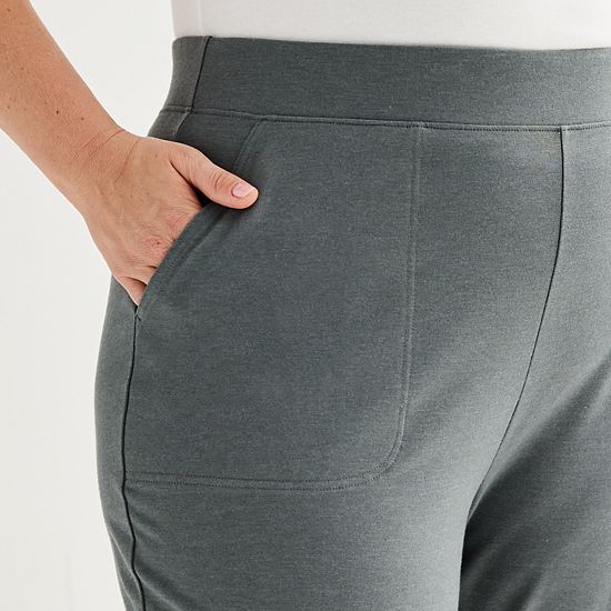  Plus Size Croft & Barrow® Essential Straight Leg Pants