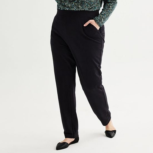  Plus Size Croft & Barrow® Essential Straight Leg Pants