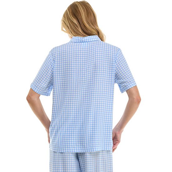  Women's Croft & Barrow® Woven Rayon Pajama Top