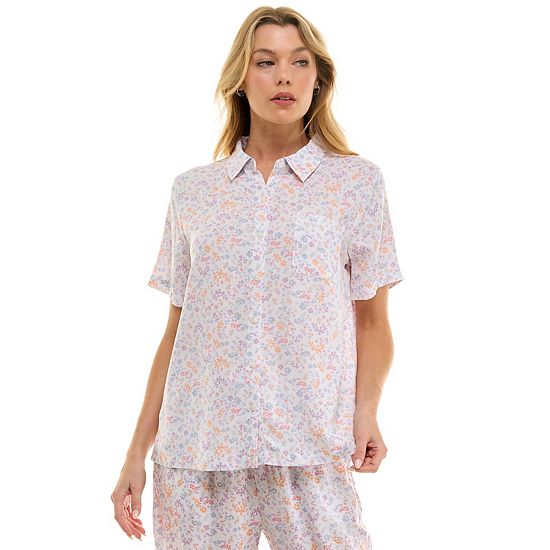  Women's Croft & Barrow® Woven Rayon Pajama Top