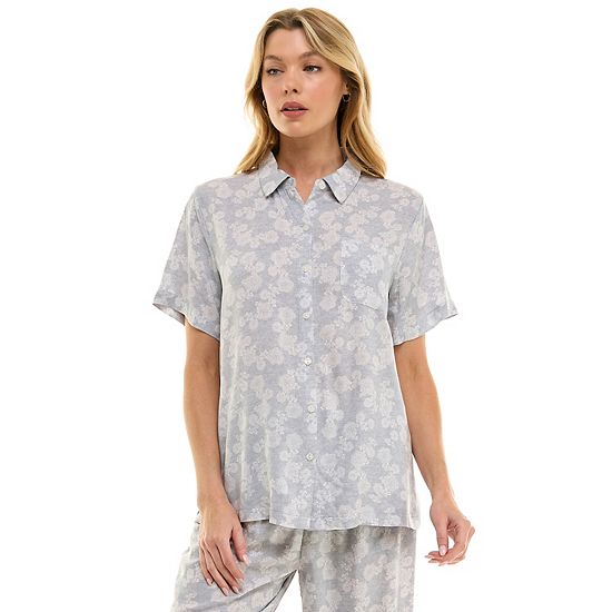  Women's Croft & Barrow® Woven Rayon Pajama Top