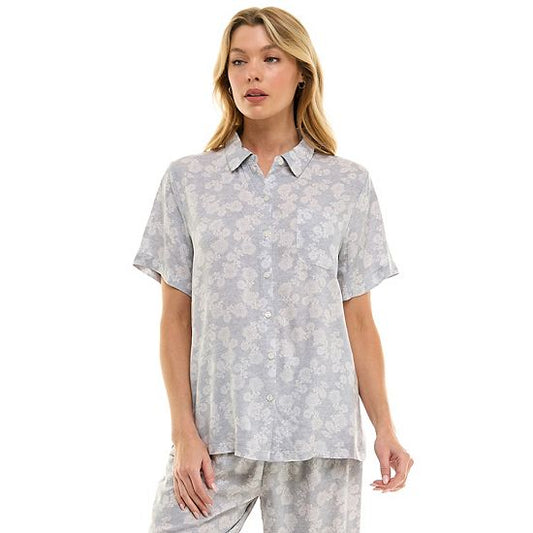  Women's Croft & Barrow® Woven Rayon Pajama Top