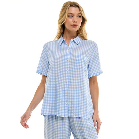  Women's Croft & Barrow® Woven Rayon Pajama Top