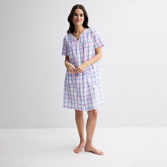  Petite Croft & Barrow® Woven Zip Sleep Robe