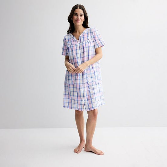  Petite Croft & Barrow® Woven Zip Sleep Robe