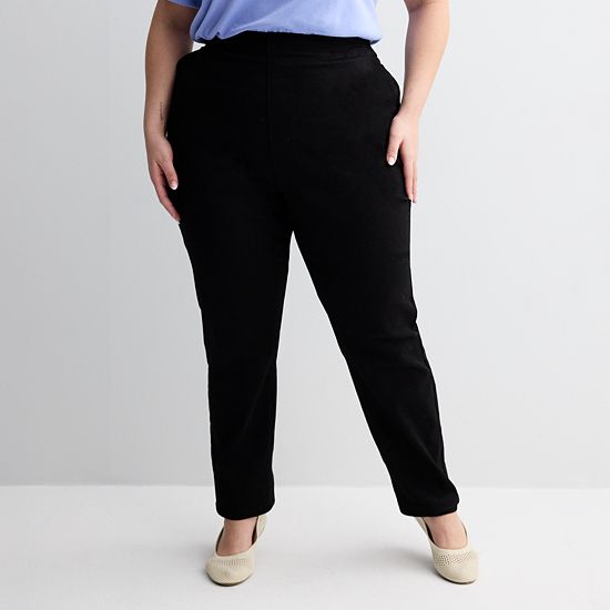 Plus Size Croft & Barrow® Classic Pull-On Jeans