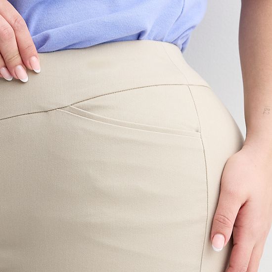  Plus Size Croft & Barrow® Effortless Stretch Skimmer Shorts