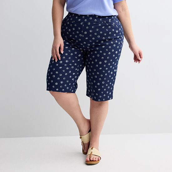  Plus Size Croft & Barrow® Effortless Stretch Skimmer Shorts