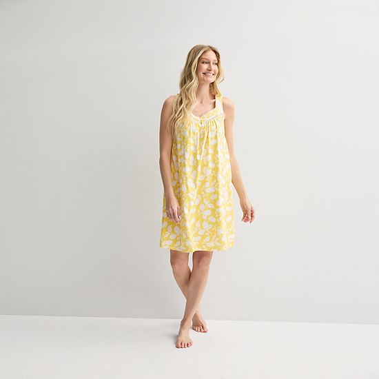  Petite Croft & Barrow® Cotton Sleep Gown