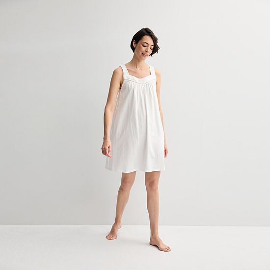  Petite Croft & Barrow® Cotton Sleep Gown