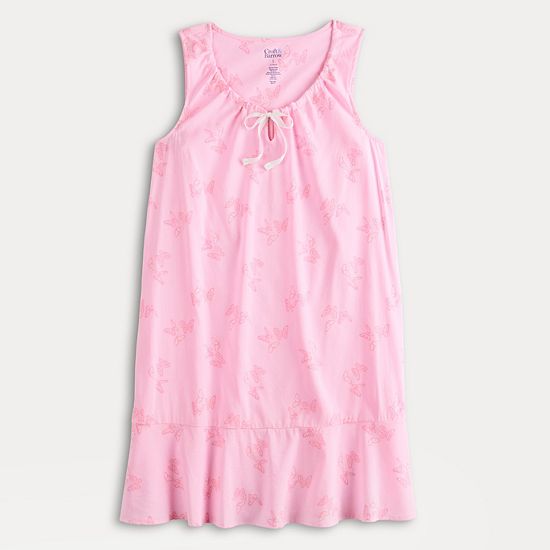  Women's Croft & Barrow® Woven Tie Sleepshirt