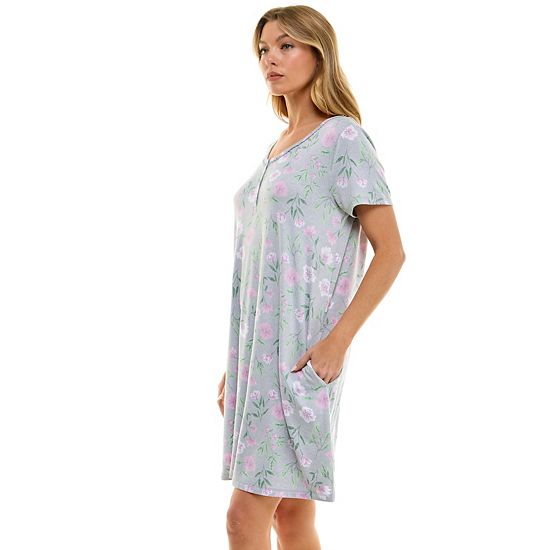  Women's Croft & Barrow® Cozy Luxe Pajama Sleepshirt
