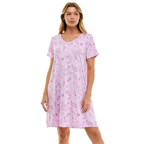  Women's Croft & Barrow® Cozy Luxe Pajama Sleepshirt
