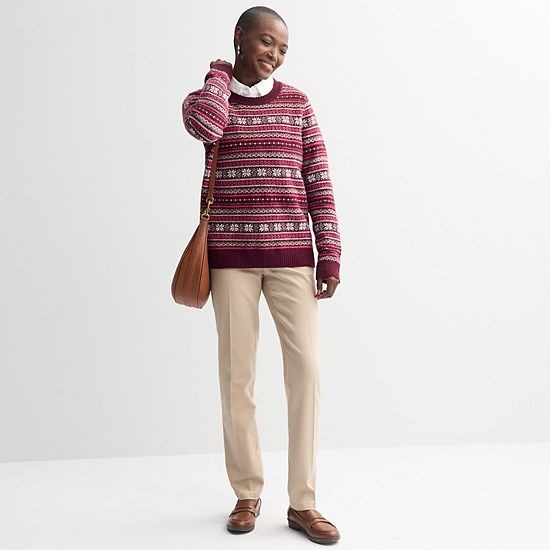  Petite Croft & Barrow® Cozy Sweater