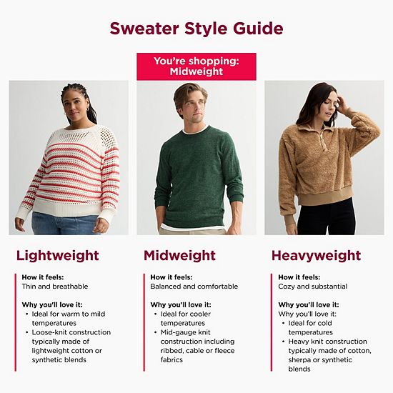  Petite Croft & Barrow® Cozy Sweater