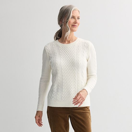  Petite Croft & Barrow® Cozy Sweater