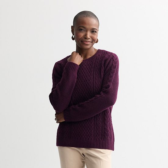  Petite Croft & Barrow® Cozy Sweater