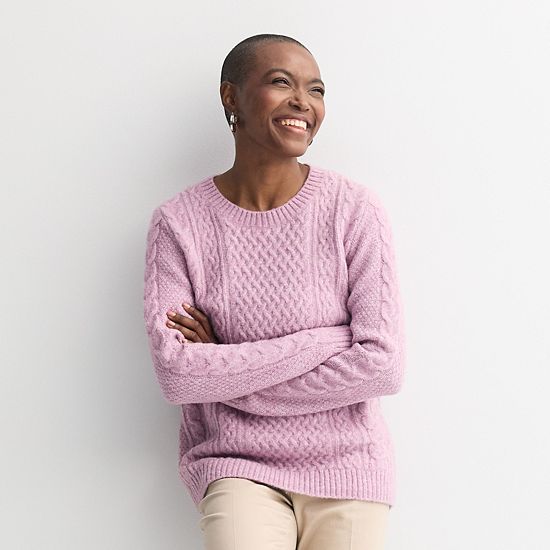  Petite Croft & Barrow® Cozy Sweater