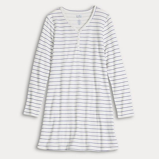  Women's Croft & Barrow® Textured Knit Pajama Sleepshirt